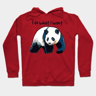 Panda I Do What I Want Hoodie